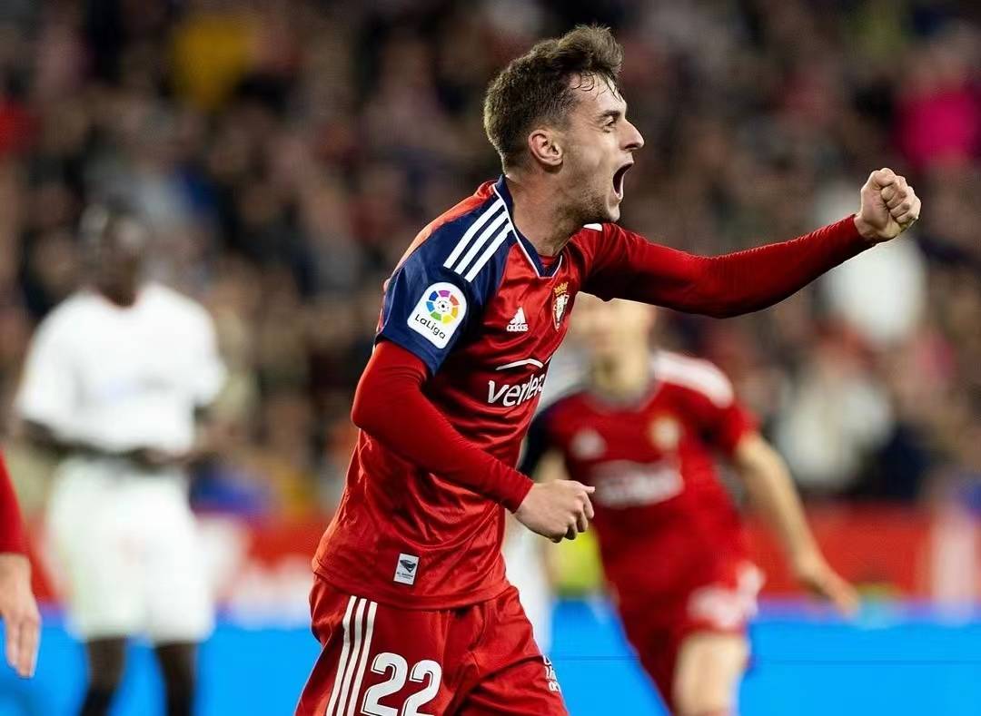 战平奥萨苏纳，难得平局