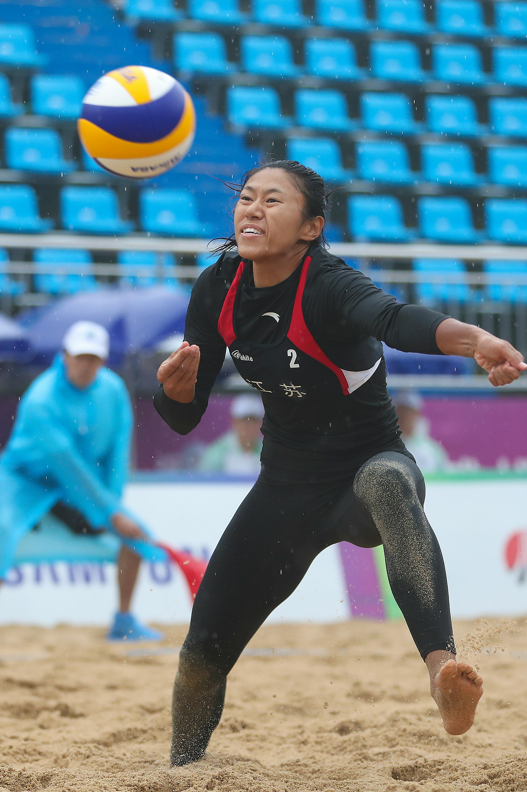 阿根廷队在沙滩排球比赛中表现出色